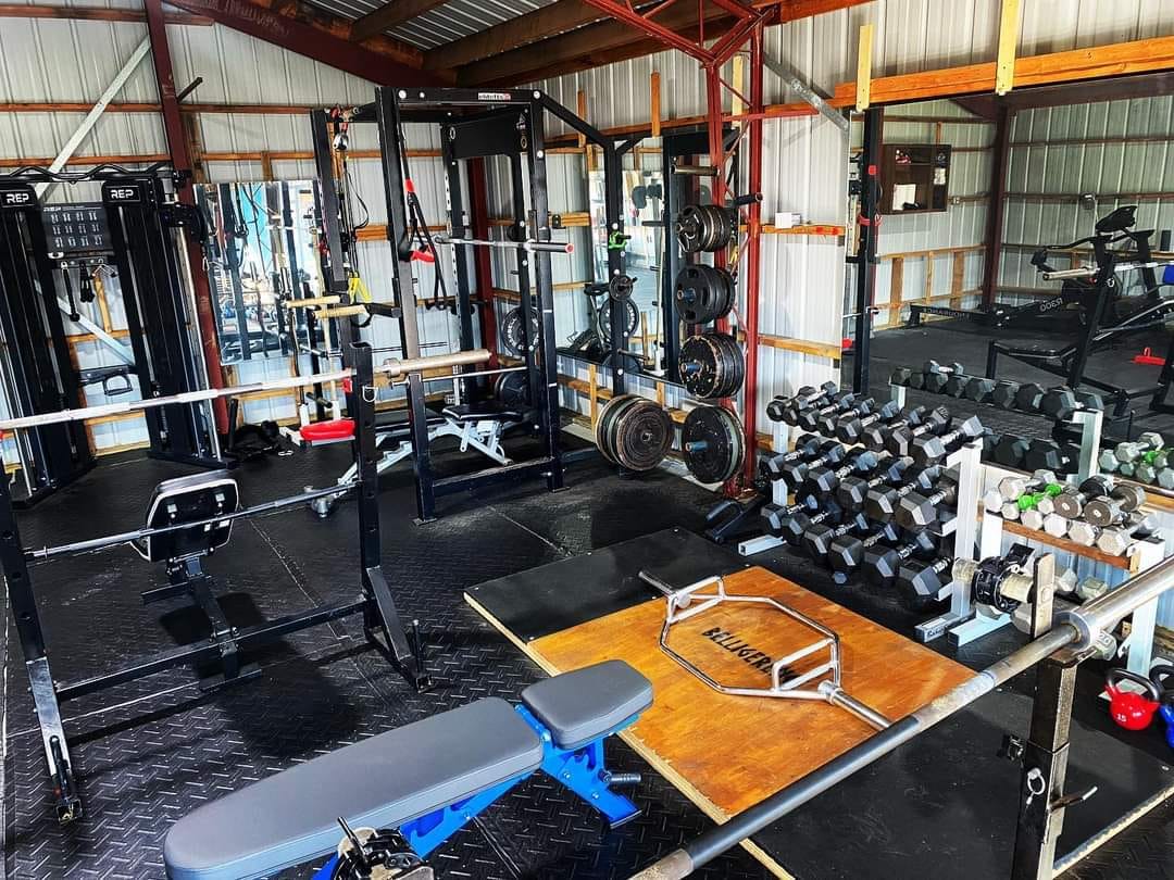 Inside gym