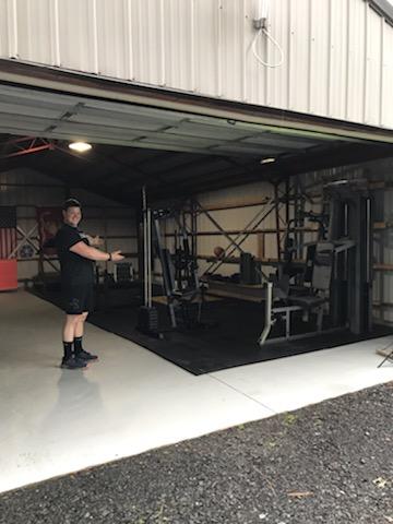 Stefan Krause in his gym